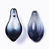 Two Tone Spray Painted Glass Pendants GLAA-N042-001A-D03-2