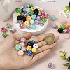  96Pcs 12 Colors Resin Rhinestone Beads RESI-TA0002-29-6