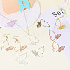 120Pcs 6 Colors Tibetan Style Alloy Pendants FIND-CA0009-24-5