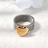 304 Stainless Steel Finger Rings for Women RJEW-K258-11GP-1
