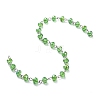 Handmade Electroplate Glass Beaded Chains X-AJEW-JB00529-08-2