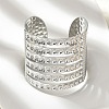 304 Stainless Steel Cuff Bangles for Women BJEW-Z096-06P-2