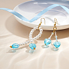 Valentine Gifts for Her Ideas Handmade Silver Foil Glass Beads FOIL-OC0001-01-6