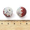 Gradient Color Design Polymer Clay Rhinestone Beads CLAY-NH0001-03E-3