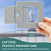 Square Plastic Fibonacci Composition View F
inder AJEW-WH0651-03-2