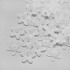 5-Petal Transparent Acrylic Bead Caps FACR-S011-SB518-1