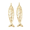 Brass Pendants KK-P353-11G-05-4