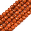 Handmade Fancy Antique Glazed Porcelain Ceramic Round Beads Strands PORC-L019-8mm-03-1