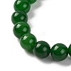 Natural Malaysia Jade Beads Stretch Bracelets BJEW-I319-01F-3