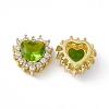 Rack Plating Brass Micro Pave Cubic Zirconia Beads KK-C007-12G-03-2