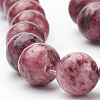 Natural Rhodonite Beads Strands G-S279-05-8mm-A-3