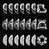 12Pcs 3 Styles Christmas Theme Transparent Acrylic Beads TACR-TA0001-76-4