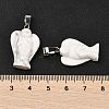 Natural Howlite Pendants G-B127-10P-16-4