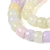 Baking Paint Crackle Glass Beads Strands DGLA-N019-02A-05-3