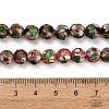 Handmade Cloisonne Brass Beads Strands KK-CBA6970-01-3