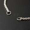 Handmade 304 Stainless Steel Box Chains Bracelets Making Accessories AJEW-JB01020-5