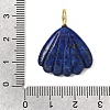 Dyed Natural Lapis Lazuli Carved Pendants G-C282-05G-3