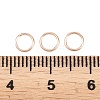 Brass Closed Jump Rings KK-D257-01RG-05-3