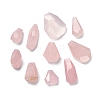 Natural Rose Quartz Pendants G-Z073-01-1