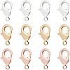 30Pcs 3 Colors Brass Lobster Claw Clasps KK-BC0002-19-1