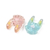 Transparent Resin Enamel Beads RESI-L047-12-2