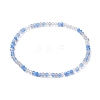 Grass Round Beaded Stretch Bracelet for Women BJEW-JB09701-3