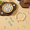 50Pcs 5 Colors Alloy Pendants ENAM-TA0003-93P-7
