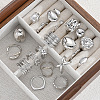 Alloy Cuff Open Rings Sets for Women WG801CE-01-4