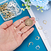 100Pcs 2 Styles 304 Stainless Steel Leverback Earring Findings STAS-PH0007-17-3