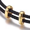 Adjustable 304 Stainless Steel Wire Rope Cord Bracelets Making AJEW-D047-01G-A01-4