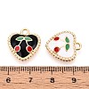 Alloy Enamel Pendants PALLOY-T092-33G-3