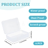 Plastic Card Storage Boxes with Hinged Lids CON-WH20010-05A-2