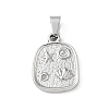 304 Stainless Steel Pendants SA-CBA34D4-03B-P-1