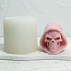Halloween Skull DIY Food Grade Silicone Candle Molds PW-WG77644-01-2