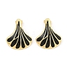 PVD Vacuum Plating Golden 304 Stainless Steel Stud Earrings for Women EJEW-Z068-18G-2