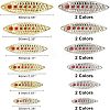 12 Pcs 6 Styles Zinc Alloy Fishing Bait Jig Head Spoon Lure FIND-FH0001-61-2