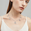 6Pcs 304 Stainless Steel Paperclip Chain Necklaces NJEW-SC0001-57B-P-5