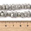 Electroplated Natural Lava Rock Beads Strands G-L606-D02-01C-4