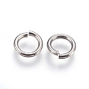 304 Stainless Steel Open Jump Rings X-STAS-P212-25P-16-2