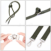 PU Leather Shoulder Bag Making Kits DIY-WH0209-77-4