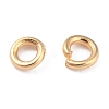 Rack Plating Brass Jump Rings X-KK-O139-18D-G-2