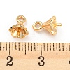 Rack Plating Brass Cup Pearl Peg Bails Pin Pendants KK-P240-01-4