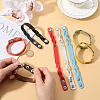 Gorgecraft 16Pcs 8 Colors Imitation Leather Cord Bracelets Set with Snap Clasps BJEW-GF0001-19-3