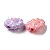 Baking Paint Opaque Acrylic European Beads X-MACR-D025-07-2