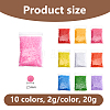20G 10 Colors Small Craft Foam Balls KY-DC0001-46-2