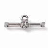 Non-Tarnish 304 Stainless Steel Toggle Clasps Parts LS-STAS-K209-04P-1