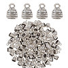 100Pcs Tibetan Style Alloy Cord Ends TIBEP-CA0010-23-1
