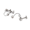 Non-Tarnish 316 Stainless Steel Clip-on Earring Findings LS-X-STAS-K274-09P-2