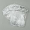 30Pcs Transparent Plastic Zip Lock Bags OPP-FS0001-06C-3