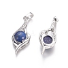 Natural Lapis Lazuli Pendants X-G-L512-G10-2